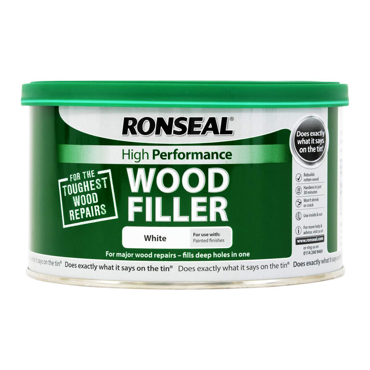 Ronseal High performance Woodfiller White 275g